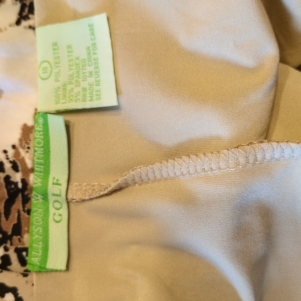 Elevate Your Golf Game with the Allyson Whitmore Animal Print Skort - Picture 8 of 11